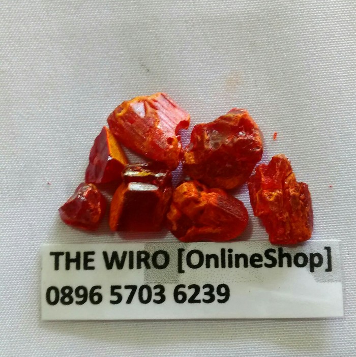 Batu Warangan crystal merah