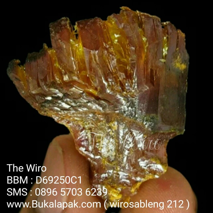 Batu Warangan keris crystal super